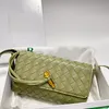 Stricken Andiamo Umhängetasche Schultertasche Echtes Leder Hobo Einkaufstaschen Handtasche Geldbörse Damen Handtaschen Schlicht Einfach Messenger Mode