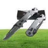 8039039 New Flash tanto Multi function serrated blade Button Lock Folding Pocket Knife VTF198953242