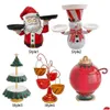 Christmas Decorations Table Supplies Food Divider Xmas Decoration Snack Rack Fruit Holder Cake Stand Tree Dessert Plate Drop Delivery Otait