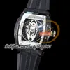 Challenge Jetliner SL II Morocco Maroc Edition Automatic Mens Watch PVD Black Steel Case Skeleton Dial Rubber Strap Limited Edition Hombre Watches trustytime001