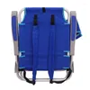 Chaise de plage en aluminium avec sac à dos Mainstays de Camp Furniture - Bleu/grisChaises de plage d'extérieur