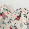 Girlymax – robe de noël pour petites filles, imprimé Floral, avec poches, longueur aux genoux, vêtements pour enfants