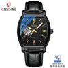 Horloges CHENXI 8815A High-end volautomatisch mode-vierkant uitgehold waterdicht mechanisch herenhorloge