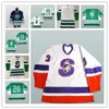 Maglie da hockey su ricamo Springfield Ma Indians vintage da uomo personalizzate Snoop Dogg Tutte le uniformi cucite Taglia all'ingrosso S-3XL Buona qualità 73