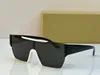 Rectangle Flat Top Sunglasses White Dark Grey Lens Men Women Shades Glasses Eye Wear Gafas de sol UV400 Eyewear with Box