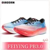 Qiaodan Feiying PB30 Professional Marathon Running Shoe Men Full Palm Carbon Plate Breatble Staaker BM23230299 240109