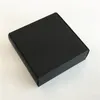 24 PCCS Siyah Karton Ambalaj Kutuları Takı Kutuları Birden Boyut Uçak Hediye Kutusu Siyah El Yapımı Sabun Ambalaj Kutuları