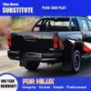 För Toyota Hilux LED-bakljus 15-21 Streamer Turn Signal Indicator Brake Reverse Parking Lights Car Taillight Assembly