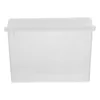 Platen herbruikbare broodcontainer opslag bin clear box toast organizer