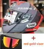 Motorradhelme Schuh X-Fourzehn Full Face Helm x14 graues rotes Ameisenmotocross Racing Motobike