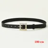 Belts Fashion Pearl Buckle Waist Belt For Women PU Leather Dress Jeans Skirt Ladies Waistband Wild Decorative High Quality