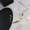 Mulheres luxo designer pulseira boutique jóias com caixa presente pulseira casal corrente pulseira de alta qualidade aço inoxidável banhado a ouro pulseira aniversário jóias