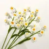 Dekorativa blommor som säljer handgjorda vävda lily i dalbukettsimuleringsblomma handhållna stickade ornament heminredning