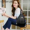 女性ソフトレザーバックパックヴィンテージの女性肩クロスボディバッグSAC A DOS Travel Ladies Bagpack Mochilas School Bag for Girl 240106