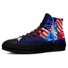 Customized shoes skateboard shoes star lovers 1906 New high cut Retro casual shoes men women shoes outdoor sneaker the Old Glory black blue big size eur 35-49