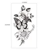 Makeup Emmy Nytt mönster Dark Flower Arm and Shoulder Simulation Tattoo Sticker Set Water Transfer