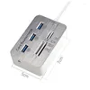 3.0 USB Splitter 3 Ports Extensor Multi Extension Multiple 0 SD Card Reader USB3.0 Expander For PC