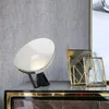 Lampes de table artistique moderne LED minimaliste nuit lampare noir chambre lampe de bureau décoration chevet