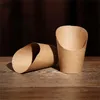 100 Stuks Frieten Cups Wegwerp Kraftpapier Snack Containers Charcuterie Dessert Benodigdheden Bakken Afhalen Party 240108