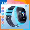 Montres 4G Montre intelligente pour enfants Carte SIM GPS SOS Smartwacth pour enfants étanche IP67 Photo Cadeau pour garçons et filles IOS Android PK LT21