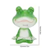 Planters Pots Meditation Frog Statue Resin Flower Pot Meditation Animal Ornament Animal Sculpture Desktop Decor for Indoor Home Outdoor Garden YQ240109