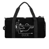 Outdoor Bags Brain Teaser Duck Sports Fun Math Travel Training Gym Bag Large Novelty Handbags Male Female Portable Fitness