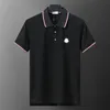 Farben Basic Herren Poloshirt Herren T-Shirt Bruststickerei Logo Poloshirts Sommer T-Shirts Frankreich Luxusmarke T-Shirt Mann Tops Größe