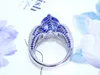 Rings Rings SFL2024 SAPPHIRE RING REAL PUIR 18K Natural Royal Blue Gemstones 10.07CT Diamonds Stones Female
