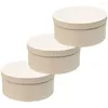 Take Out Containers 3Pcs Compact Cake Packing Box Party Dessert Wrapping Cookies Candy Supply