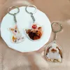 Abbigliamento per cani Portachiavi acrilico personalizzato per animali domestici Po Portachiavi personalizzato Zaino Pendenti Regalo souvenir Cane/Gatto