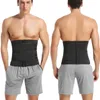 Männer Taille Unterstützung Trainer Body Shaper Abnehmen Gürtel Modellierung Gurt Mantel Gewichtsverlust Cincher Workout Trimmer Sport Sicherheit 240108