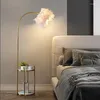 Vloerlampen Verenlamp Licht Luxe en eenvoud Woonkamer Slaapkamer Opbergruimte Salontafel Nachtvissen Lokken Verticaal La