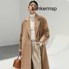 Cashmere Coat Maxmaras Labbro Coat 101801 Pure Wool Classic Camel 101801 Cashmere Autumn/Winter New Breasted Mid Length Woolen for Women