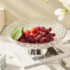 Bowls Fruit Bowl 10.9Inch Large Organizer With Draining Hole Decorative And Vegetable Holder Removable Pedestal