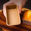 Moldes de cozimento Pão Pan Retângulo Torrada Pão Molde Bolo Aço Carbono Pastelaria Bakeware DIY Antiaderente Suprimentos