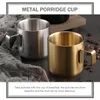 Wine Glasses Coffee Cup Milk Metal Breakfast Small Cups Household For Home Portable Stainless Steel Mugs Toddlers Porridge Camping