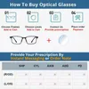 BENZEN Qualidade Óculos Ópticos Armação Homens Mulheres Ultraleve Miopia Óculos Quadrados Prescrição Eyewear 5196 240109