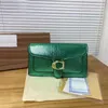 Mulheres verão saco y2k crossbody sacos designer bolsa bolsa moda brilhante couro pequeno quadrado verde mensageiro saco top lidar com sacos de ombro 230612