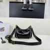 Gouden fittingen HOBO Olie wax lederen okseltas hangmat hobo designer tas echte lederen handtas schouder damestassen crossbody patchwork portemonnees prd Driedelige set