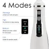 Waterpulse V500 Portable Oral Irrigator Dental Water Flosser Cordless Dental Irrigator Jet 4 Mode Waterproof for Thand Cleaner 240108