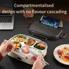 3 in1 roestvrij staal voedselisolatie Bento lunchbox elektrisch 12L 12V220V verwarmd huis auto draagbaar kostuum warm houden 240109