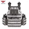 Jaktjackor Yakeda Tactical Vest Camouflage Clothing Outdoor Quick Release Equipment 1000D Polyester Tyg Breattable