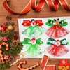 Hundebekleidung 2024 50PCS Weihnachtsfliege Modeaccessoires für Hundepflegezubehör Samll