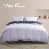 Peter Khanun Däcke Cover Set Soft Brushed Microfiber Bedding With Zipper Stängning och hörnband 2 PCS3 PCS 240109