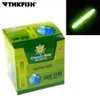 50 Pzbox Dia 75X75mm Pesca Notturna Galleggiante Luminoso Luce Fluorescente Bastone Asta Verde LightsDark Glow Stick Pesce 240108