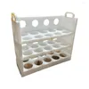 Pudełko z organizowaniem jaj do przechowywania kuchennego sortowanie gospodarstwa domowego obrotowe gadżety specjalne do szkiesek do lodówki do lodówki