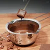 Bakeware Tools Rostfritt stål Materialkruka smältpanna för choklad godis tvål