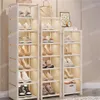 Shoe Rack Storage Organizer Folded 48layer Wall Corner Space Saving Racks for Closet 240109