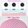 Electric EMS Vibration Beauty Massager Spa Face Mask Chin Cheek Lyft Up Slimming Machine Anti-Wrinkle Magnet Massage 240108