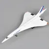 1400 Concorde Air France Modelo de Avião 1976-2003 Avião Liga Diecast Air Plane Modelo Crianças Presente de aniversário Coleção de brinquedos 240108